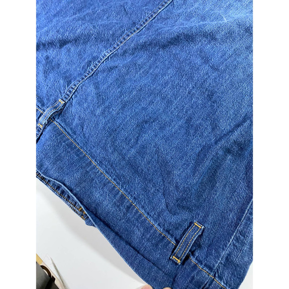 Current/Elliot Infantry Jacket Denim Women's L Military - Picture 6 of 9